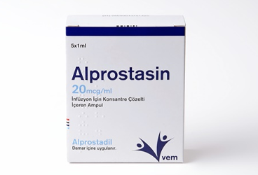 ALPROSTASIN 20 MCG/ML INF. ICIN KONSANTRE COZ. ICEREN 1 MLx5 AMPUL